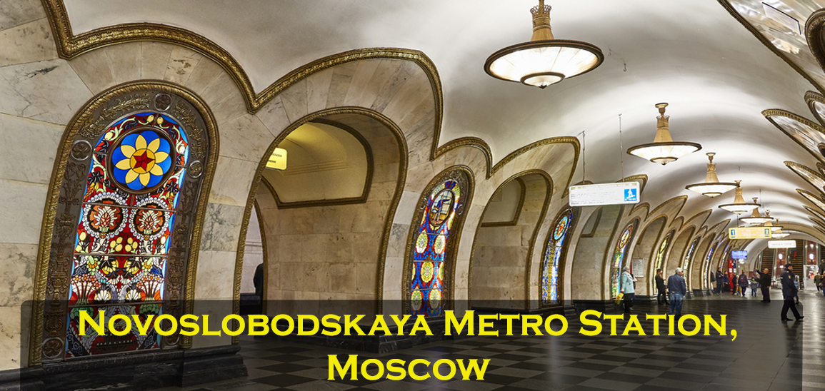 Novoslobodskaya-Metro-Station,-Moscow